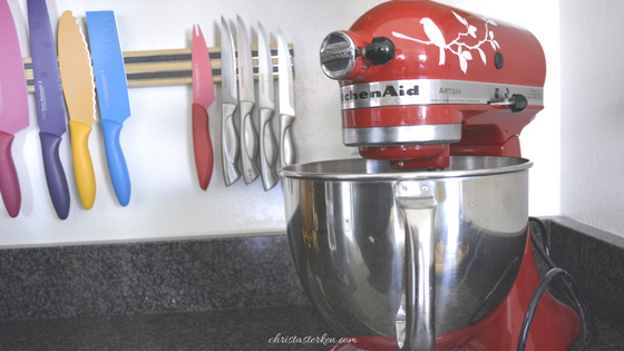 mixer on counter