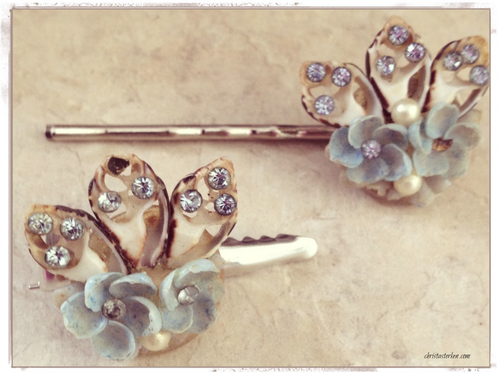 repurposed Vintage Jewelry clips