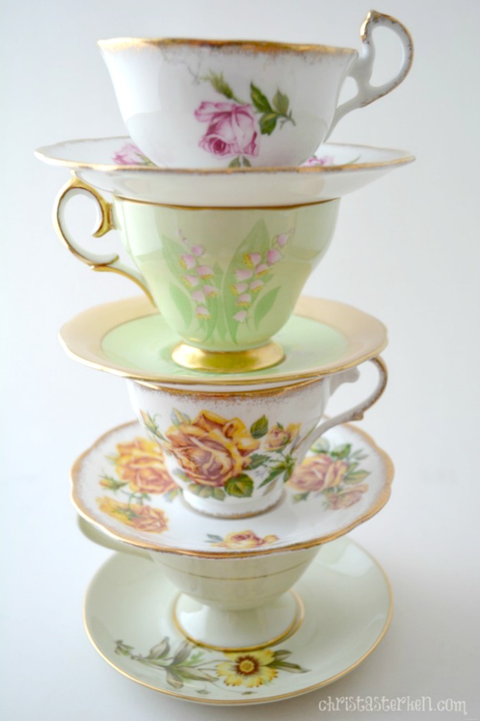 vintage teacups