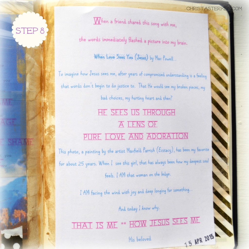 Bible Journaling Tutorial {Using Transparent Text Overlays} 