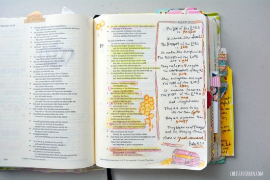 Bible Journaling For The Beginner {with easy to follow examples}