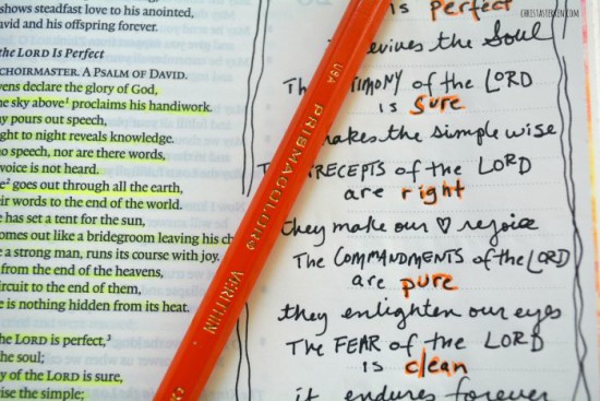 Bible journaling for the beginner (with easy to follow examples)