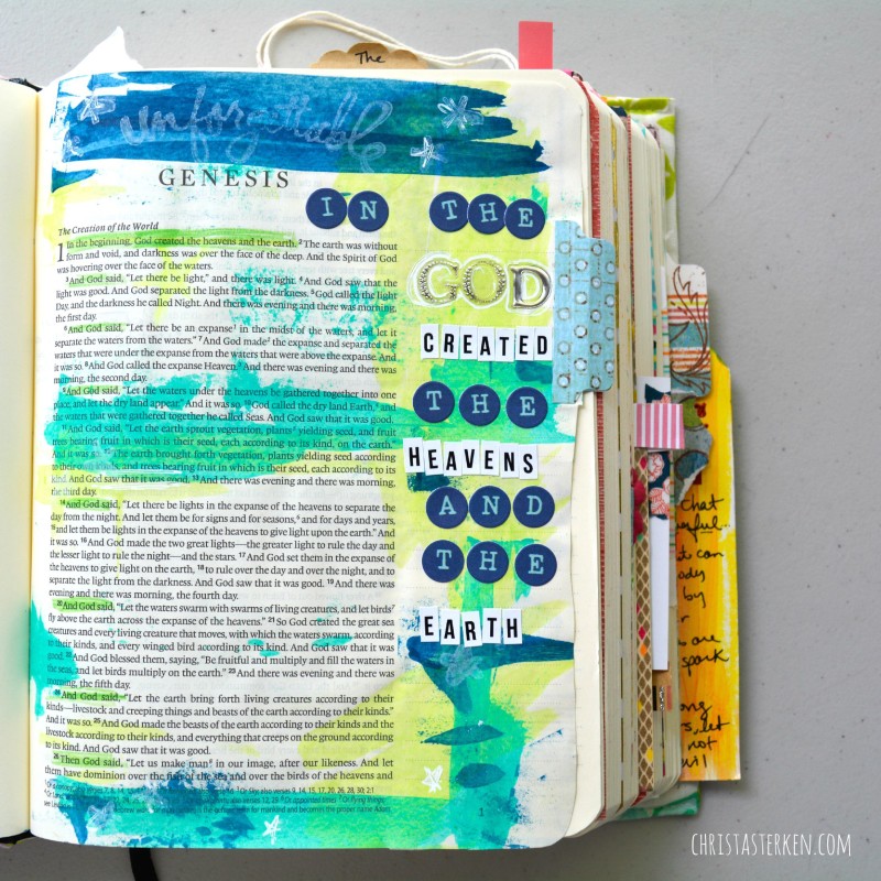 Bible journaling for the beginner (with easy to follow examples)