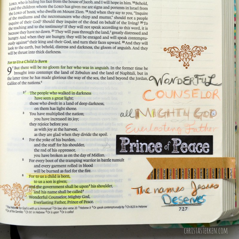 Bible journaling for the beginner (with easy to follow examples)