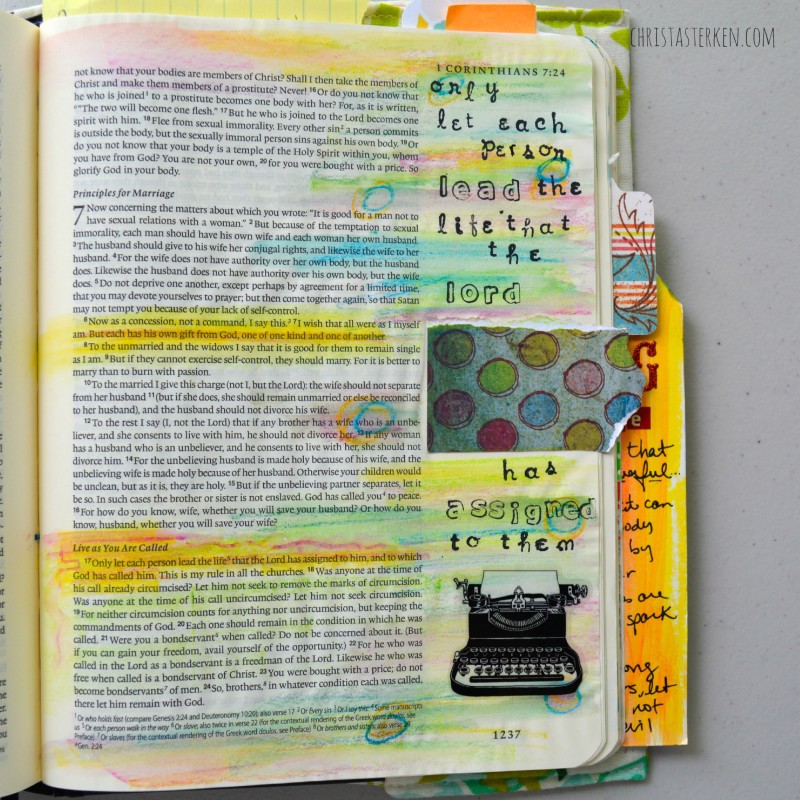 Bible journaling for the beginner (with easy to follow examples)