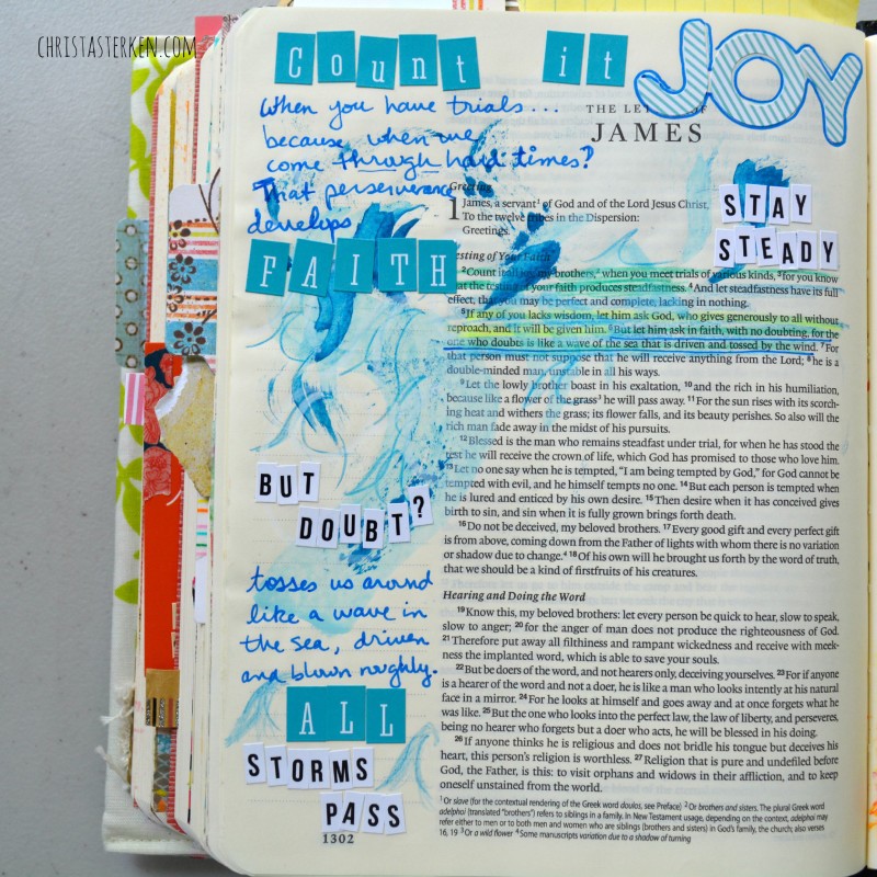 Bible journaling for the beginner (with easy to follow examples)