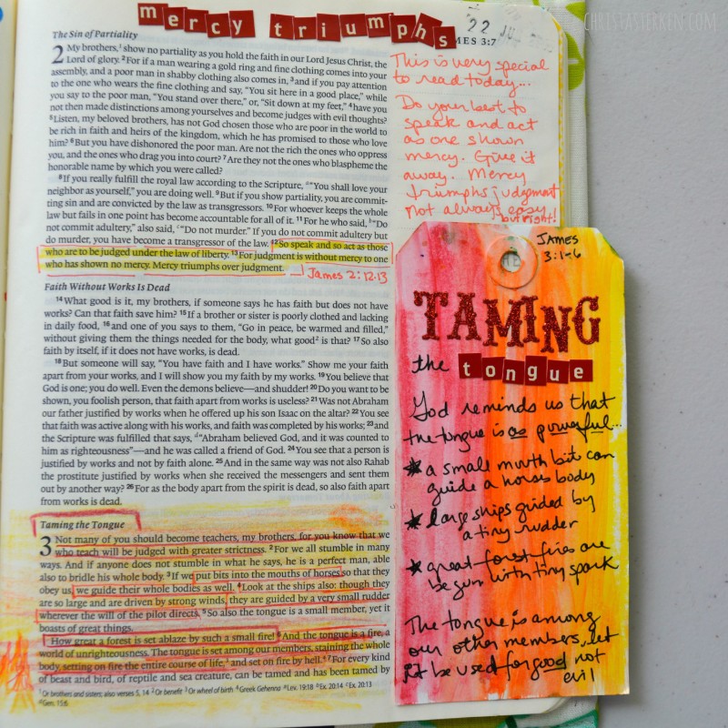 Bible journaling for the beginner (with easy to follow examples)