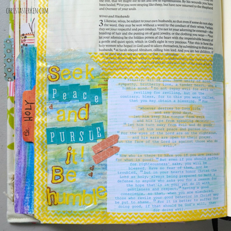 Bible journaling for the beginner (with easy to follow examples)