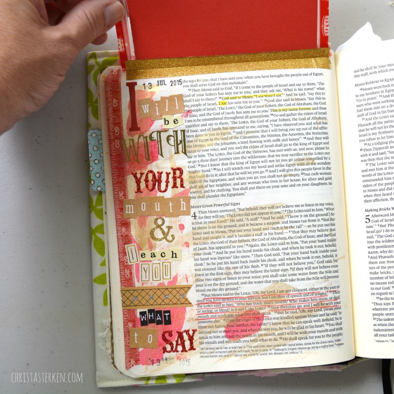 Bible journaling for the beginner (with easy to follow examples)