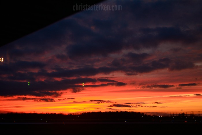 Photography {Sunset flight}