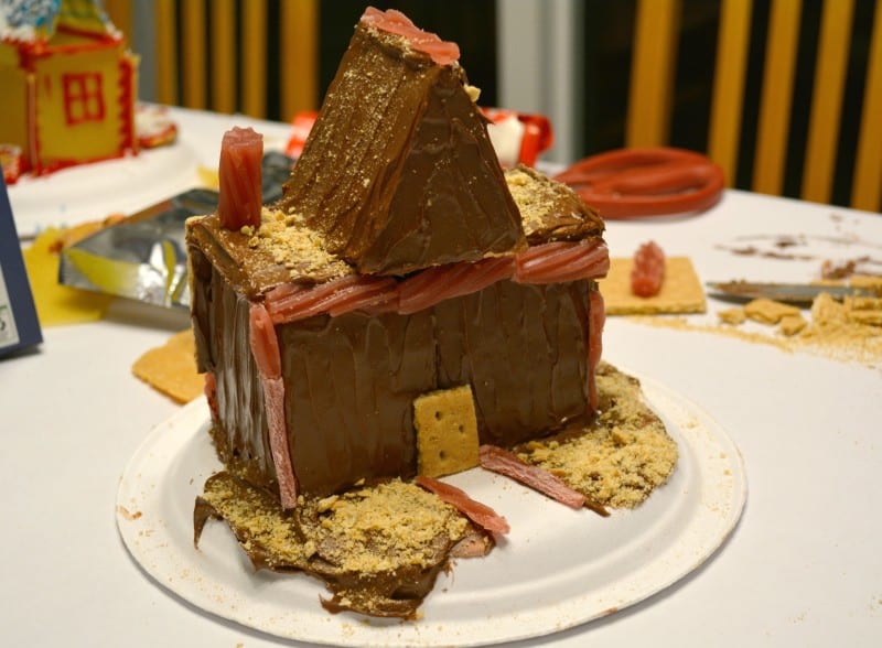 Wacky gingerbread house competition (minus the gingerbread!)