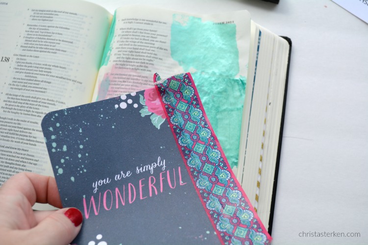 Bible Journaling {create easy pages on a budget} 