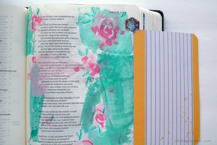 Bible Journaling {create easy pages on a budget} 