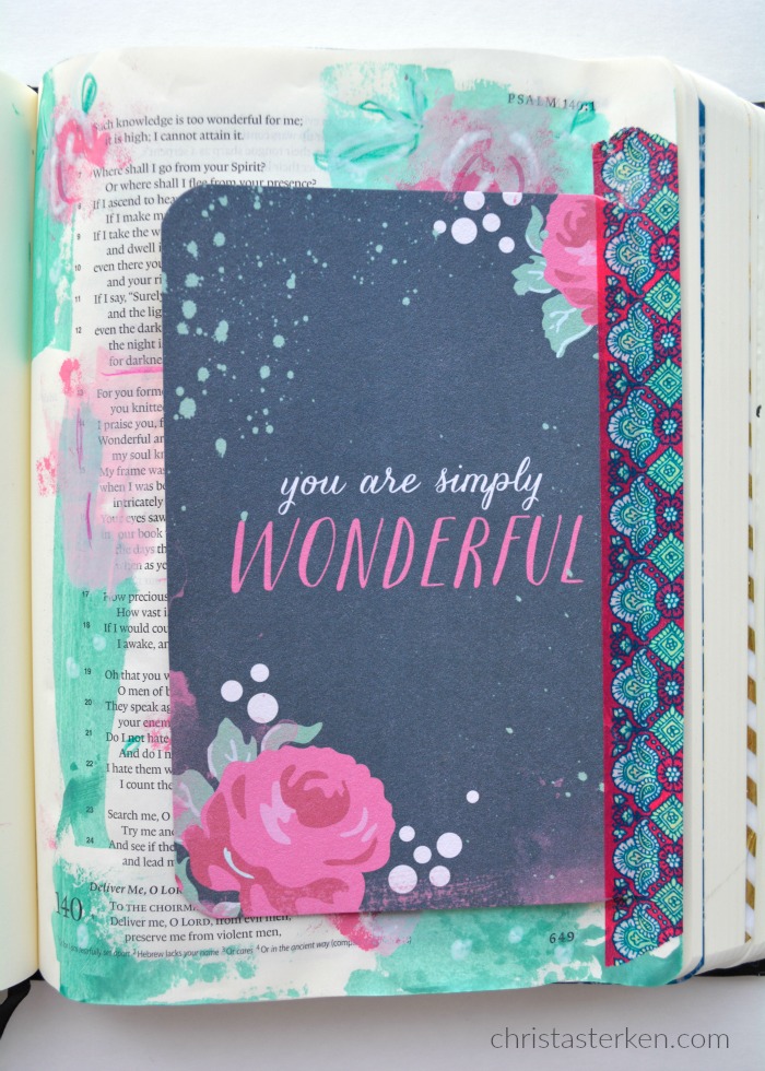 Bible Journaling {create easy pages on a budget} 