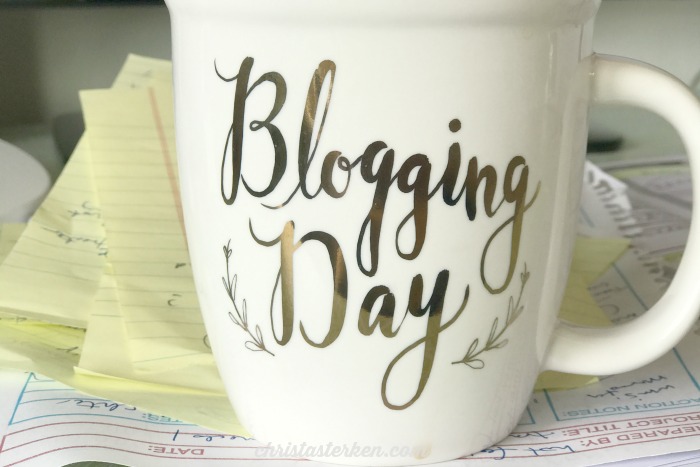 blogging day mug