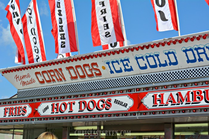 corn dog booth at fair
