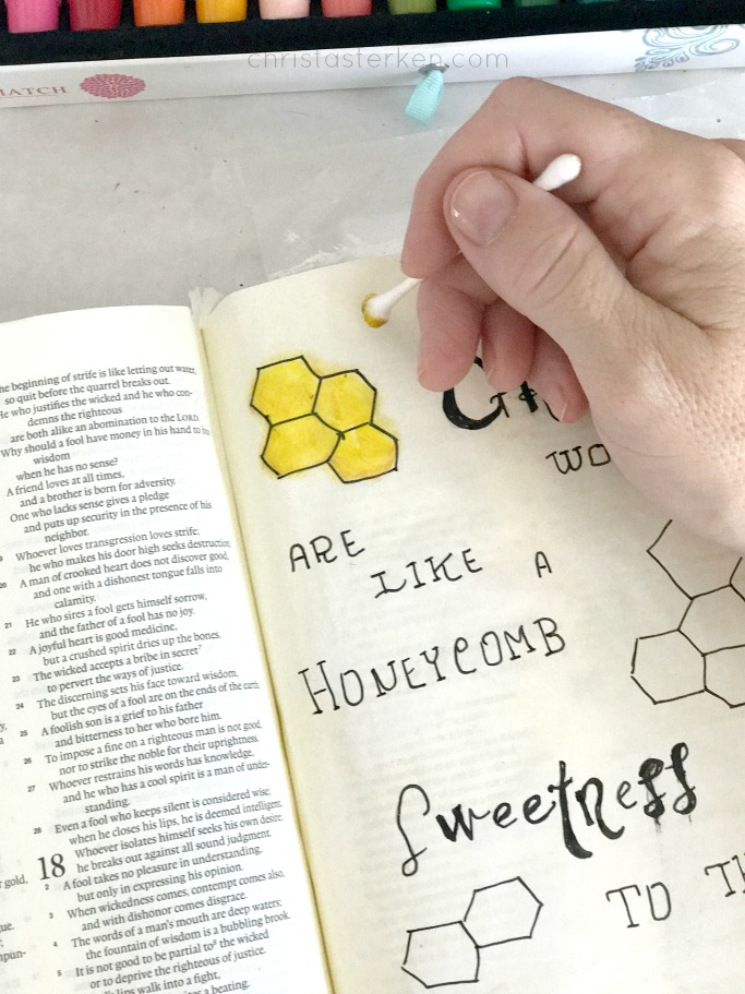 Wabi-Sabi Bible Journaling With Gelatos {an imperfect tutorial}