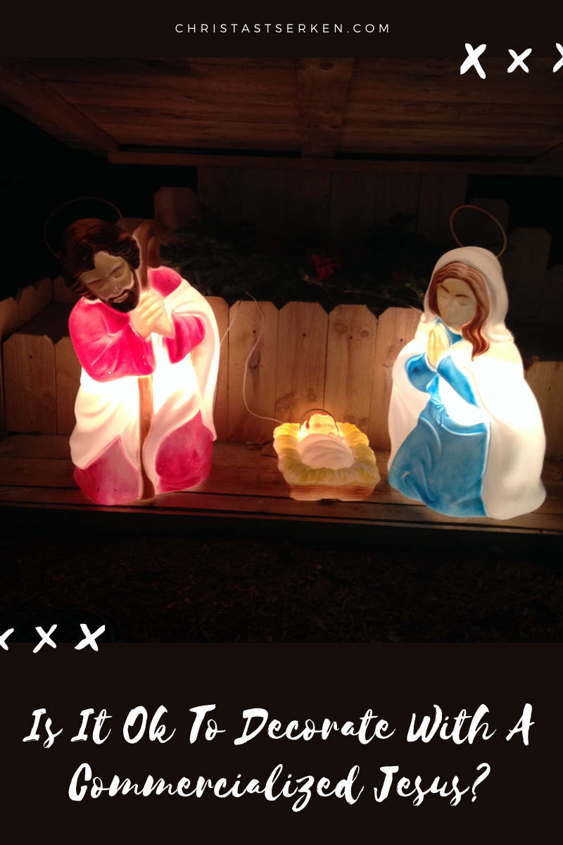 A Christmas nativity and the controversy over commercialism