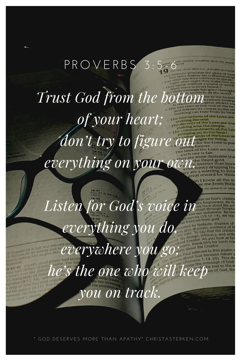 proverbs 3:5-6 quotes