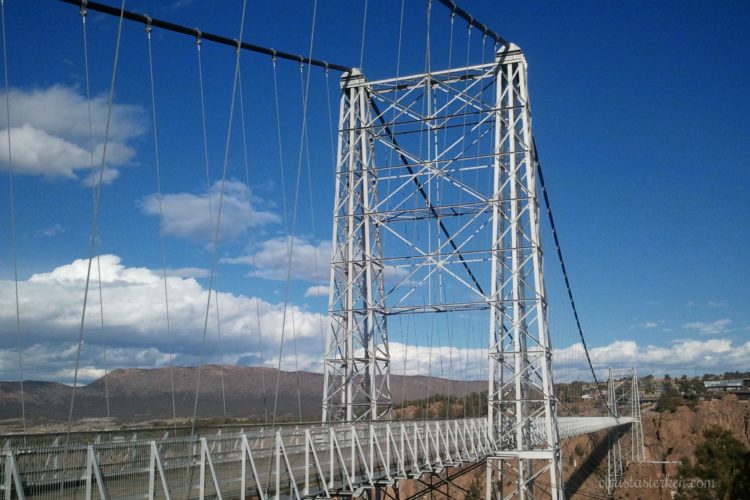 huge bridge crossing a gorge