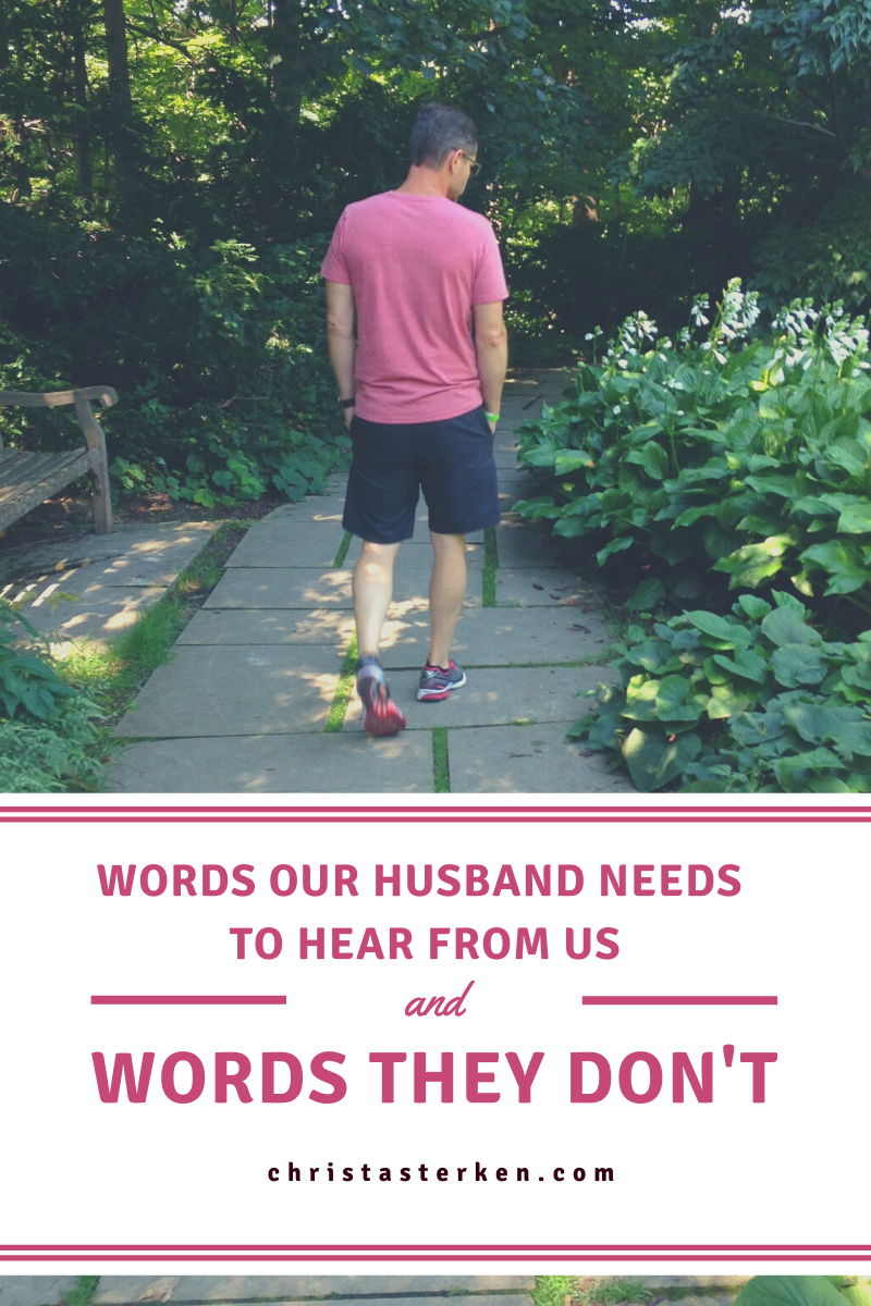 Encouraging words for your husband during hard times