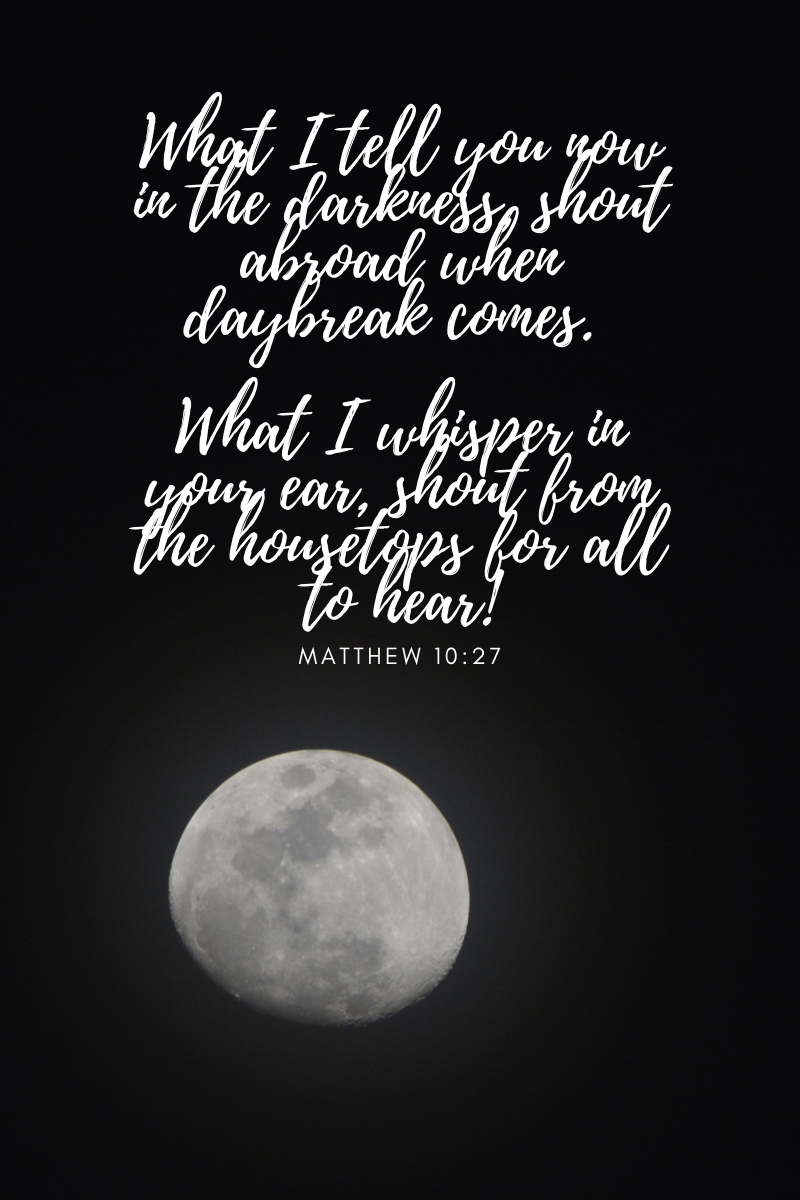  Matthew 10:27 quotes