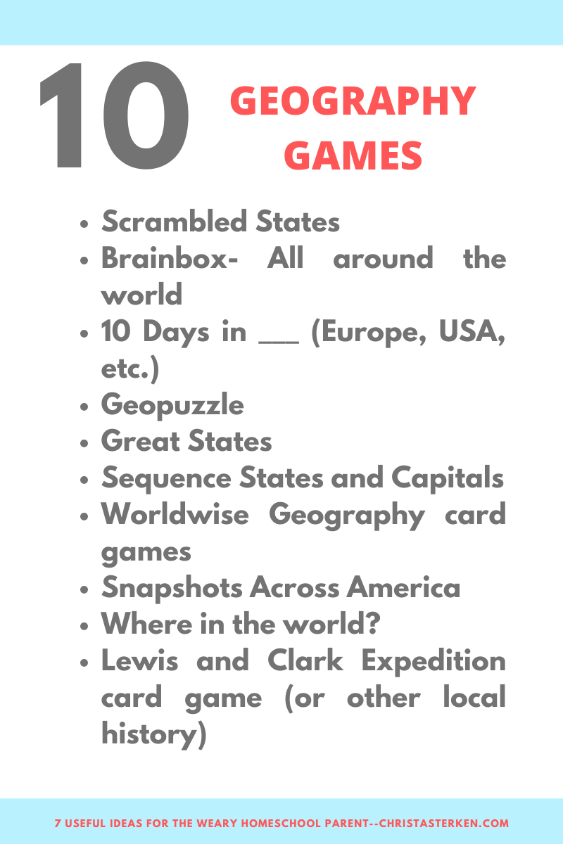 educational geography games for kids