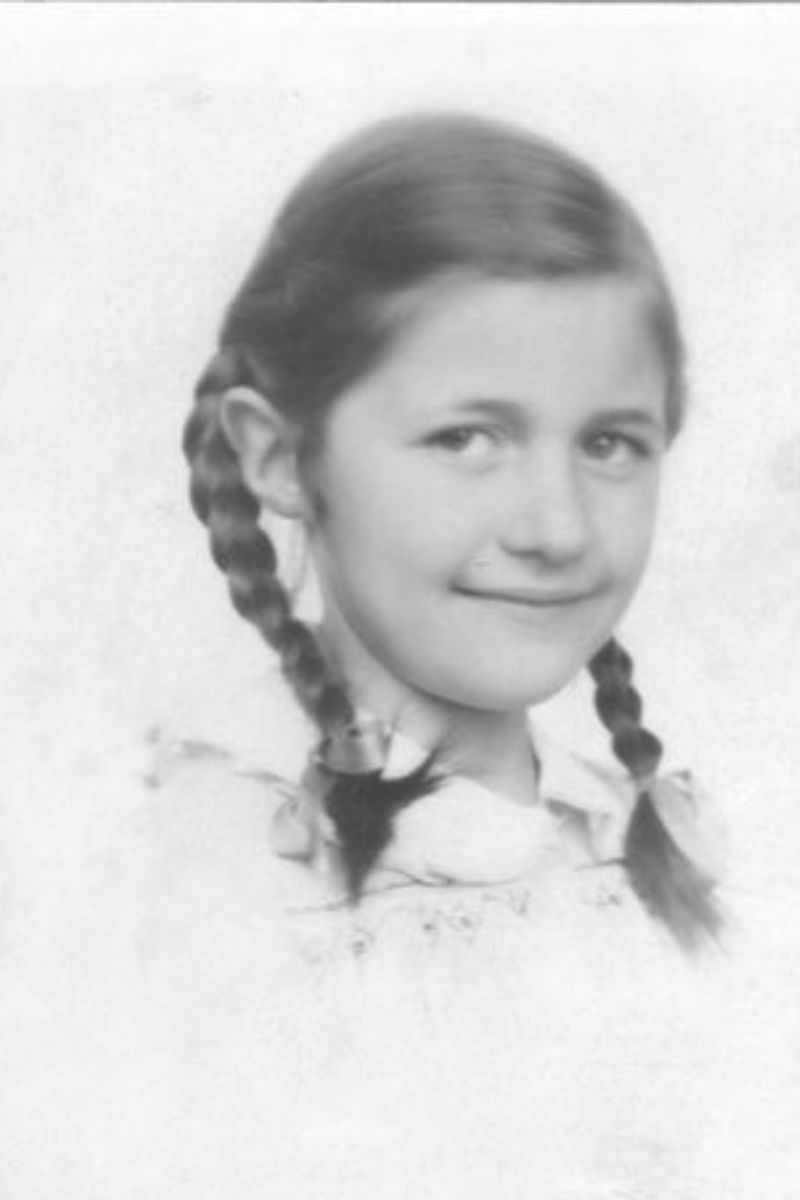 little girl's school picture 1930's