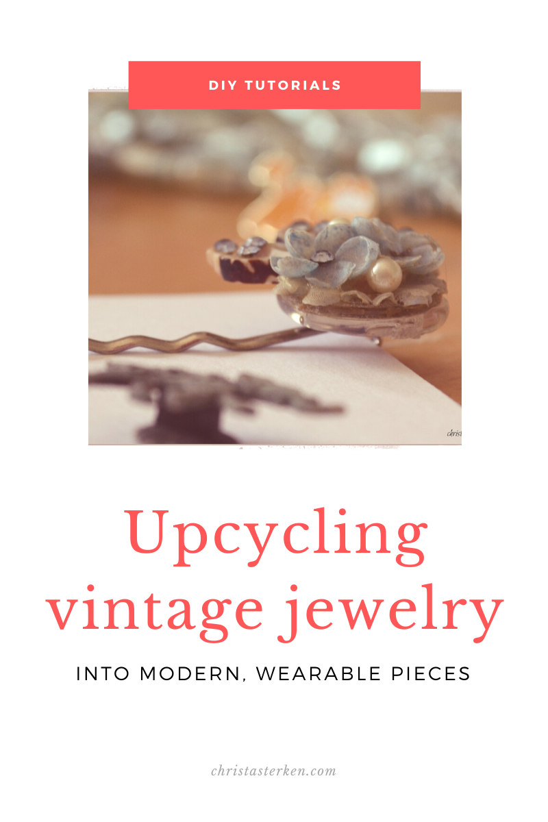 Repurpose vintage jewelry Into Modern Pieces