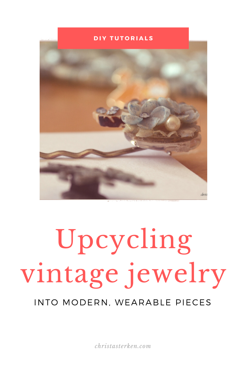 Repurpose vintage jewelry Into Modern Pieces 