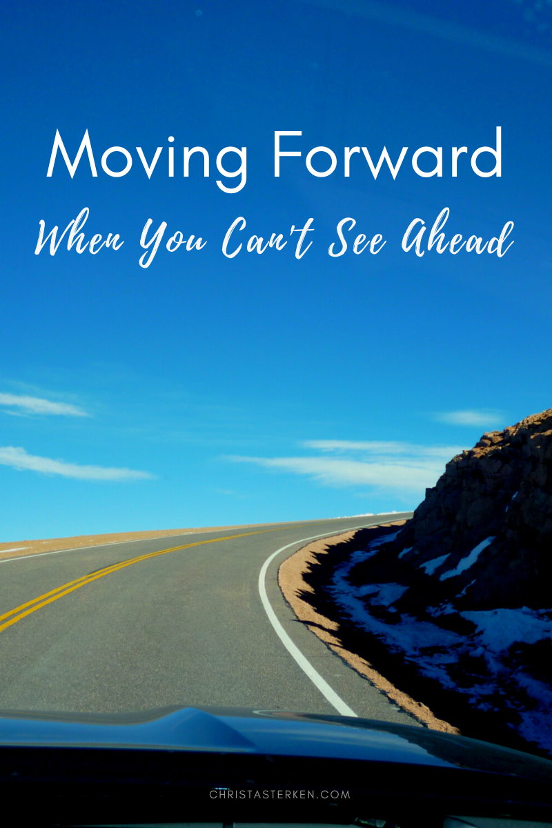 Moving Forward When You Can't See Ahead