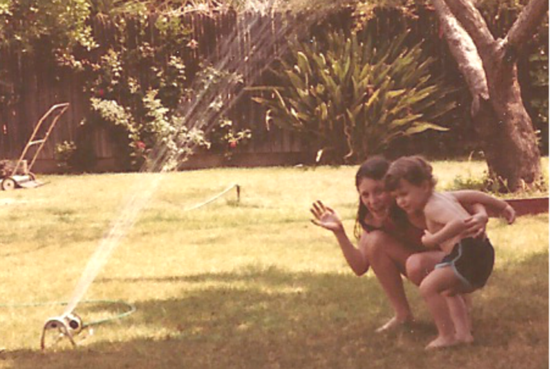 Creating summer memories sprinkler