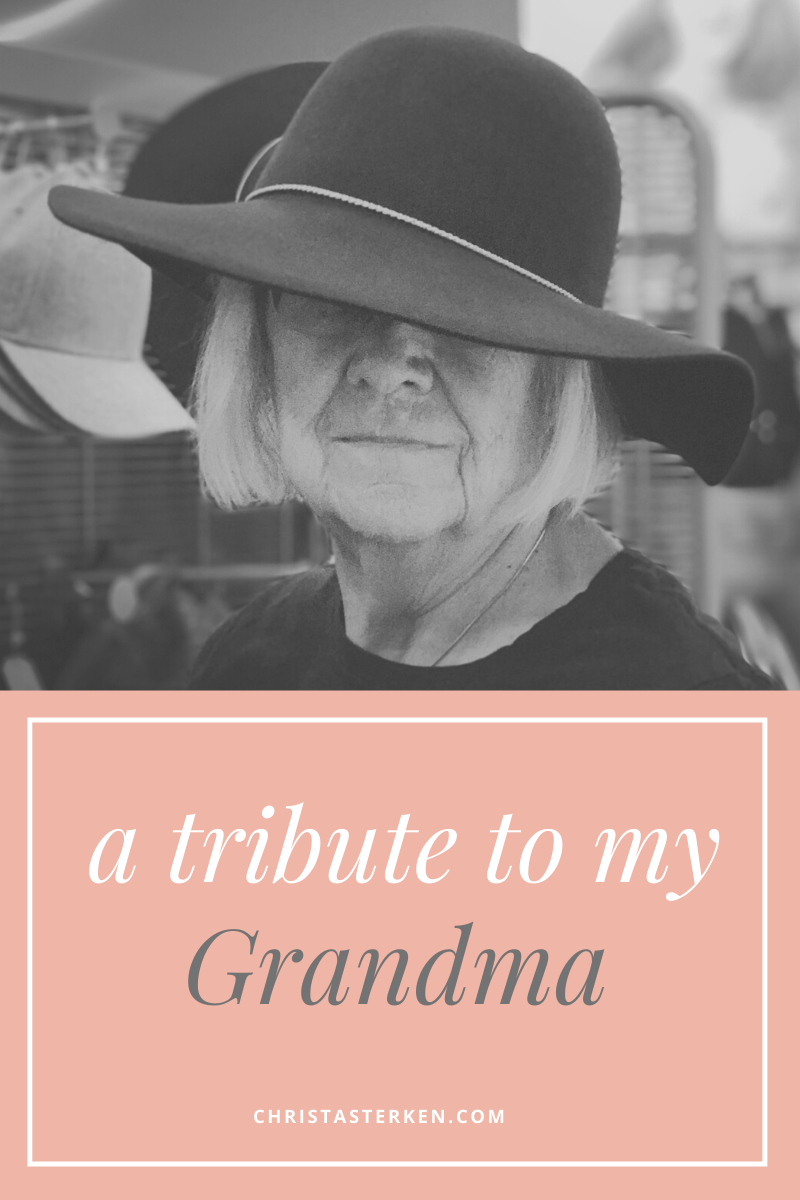 tribute to my grandma