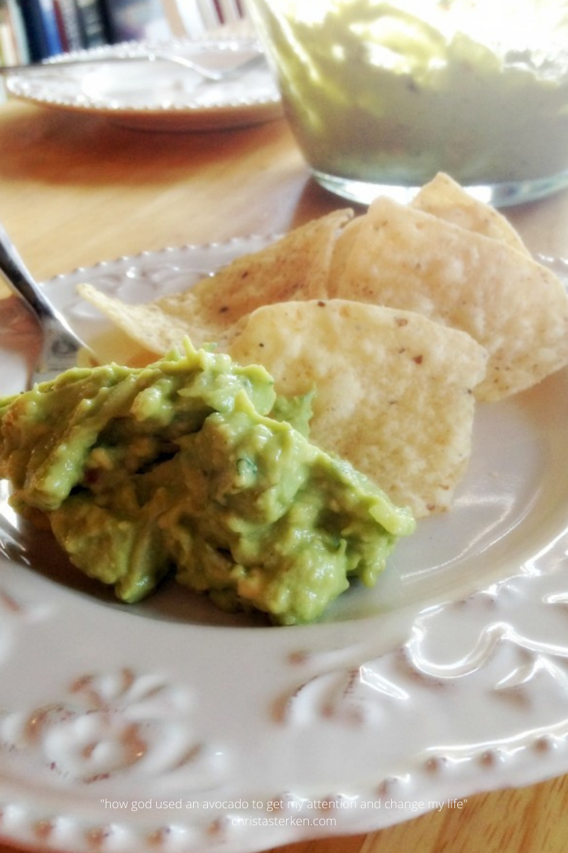 fresh guacomole and chips