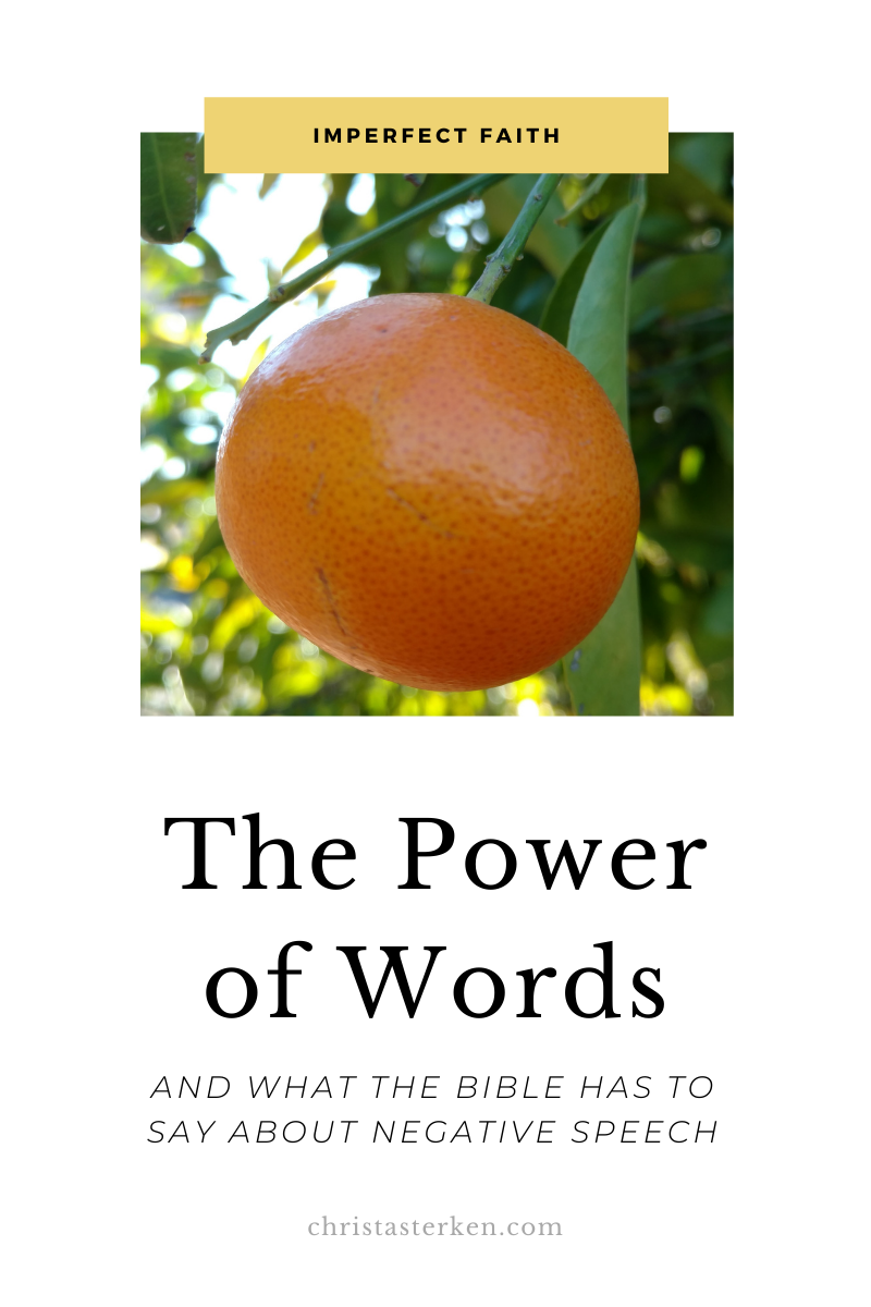 Fruits of the spirit- the power of words