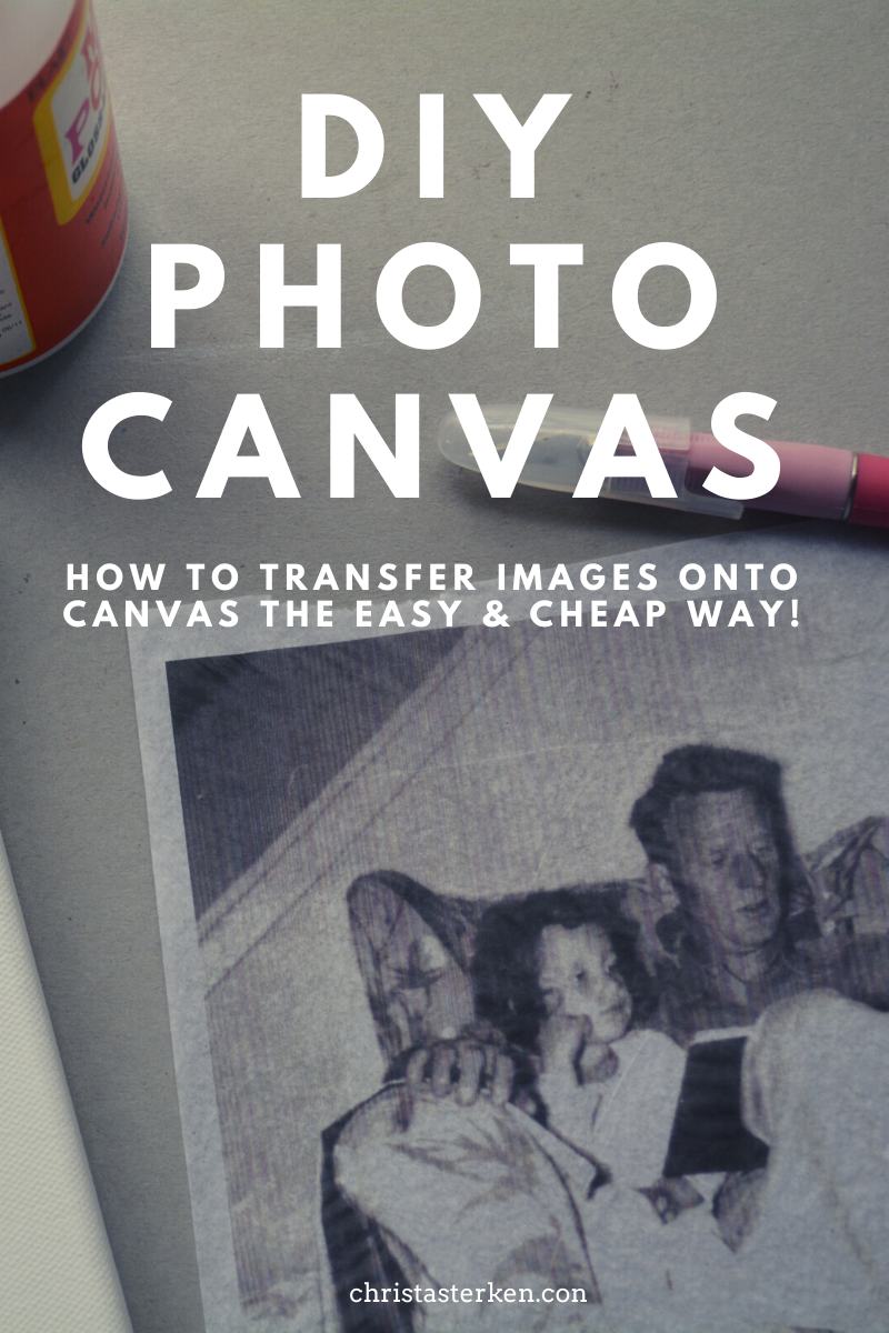 how to transfer photos to canvas