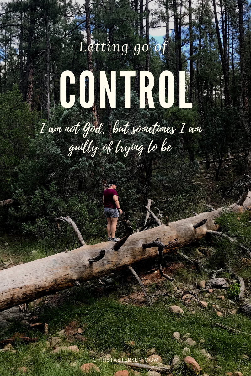 The peace of letting go of control