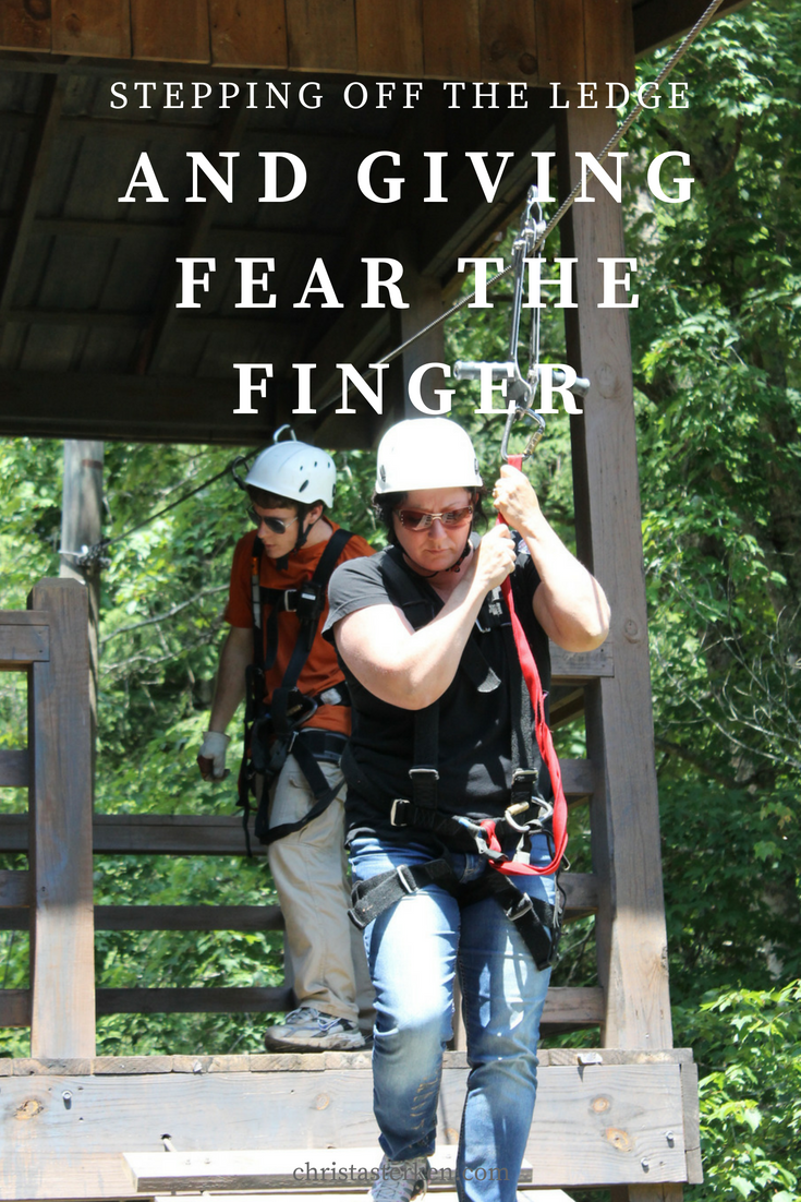 Stepping Off The Ledge And Giving Fear The Finger 