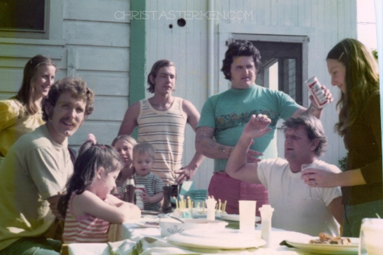 vintage family bbq