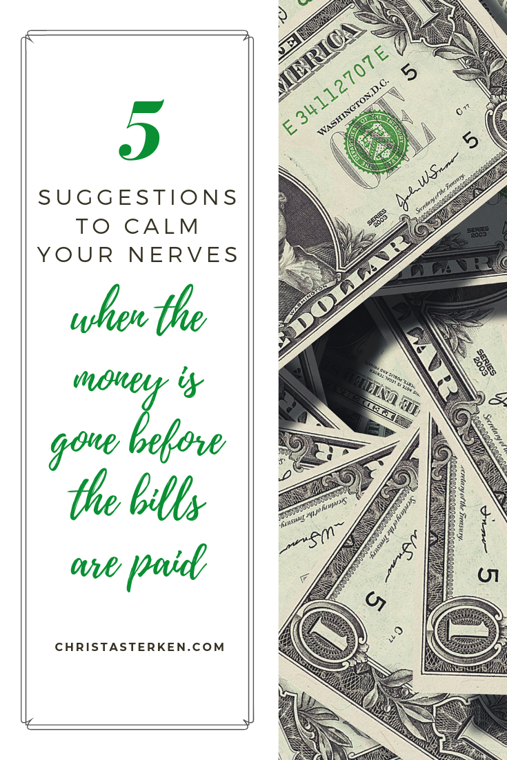 Don’t have enough money to pay bills? 5 tips to calm your nerves
