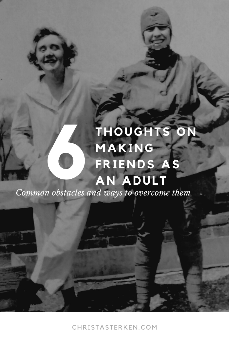 6 suggestions to make friends as an adult