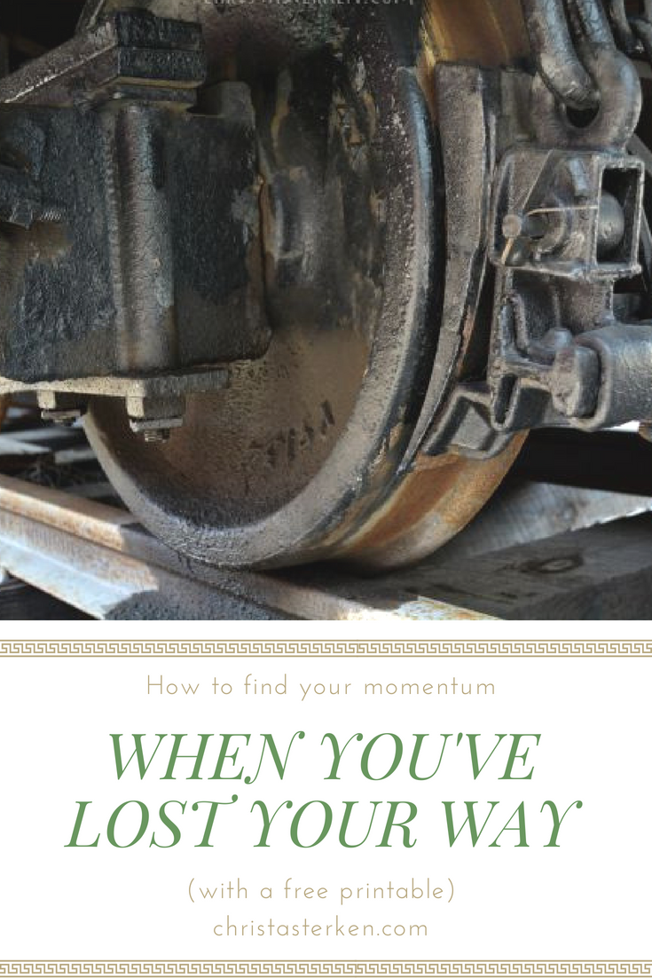 Feel stuck? Find Your Momentum When You've Lost Your Way