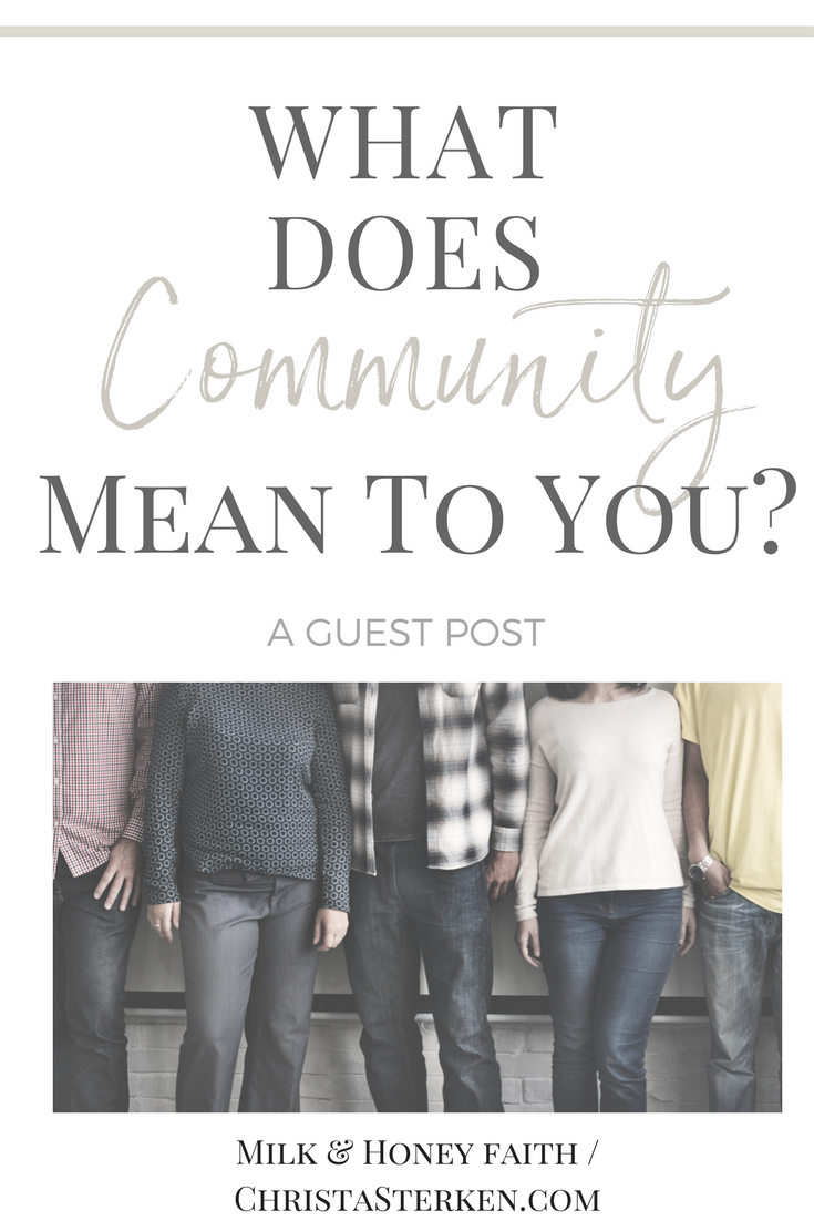 Why is community important?