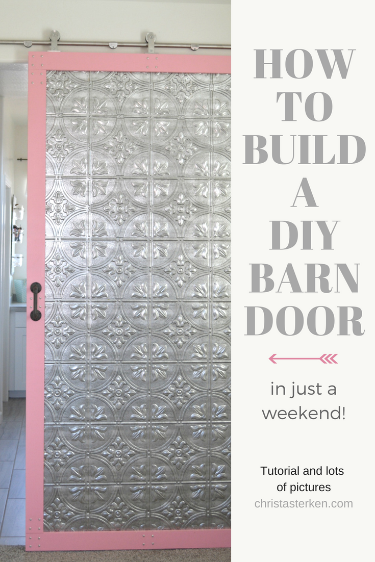 DIY sliding barn door in a weekend