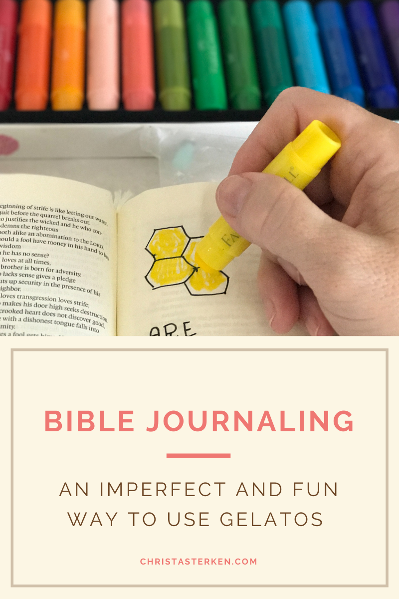 Fun Bible Journaling Ideas using Gelatos