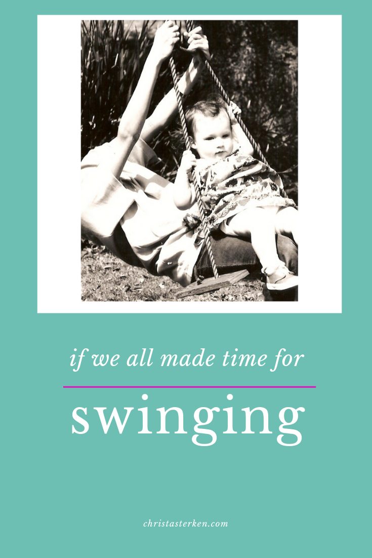 If we all made time for swinging