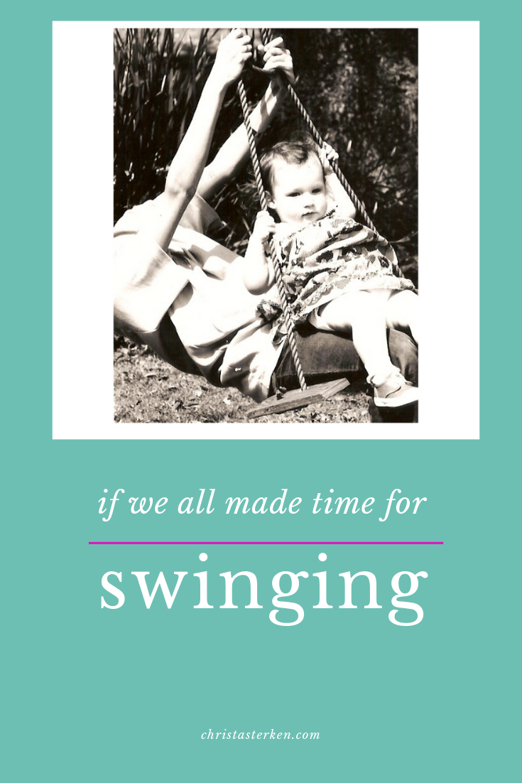 If we all made time for swinging 