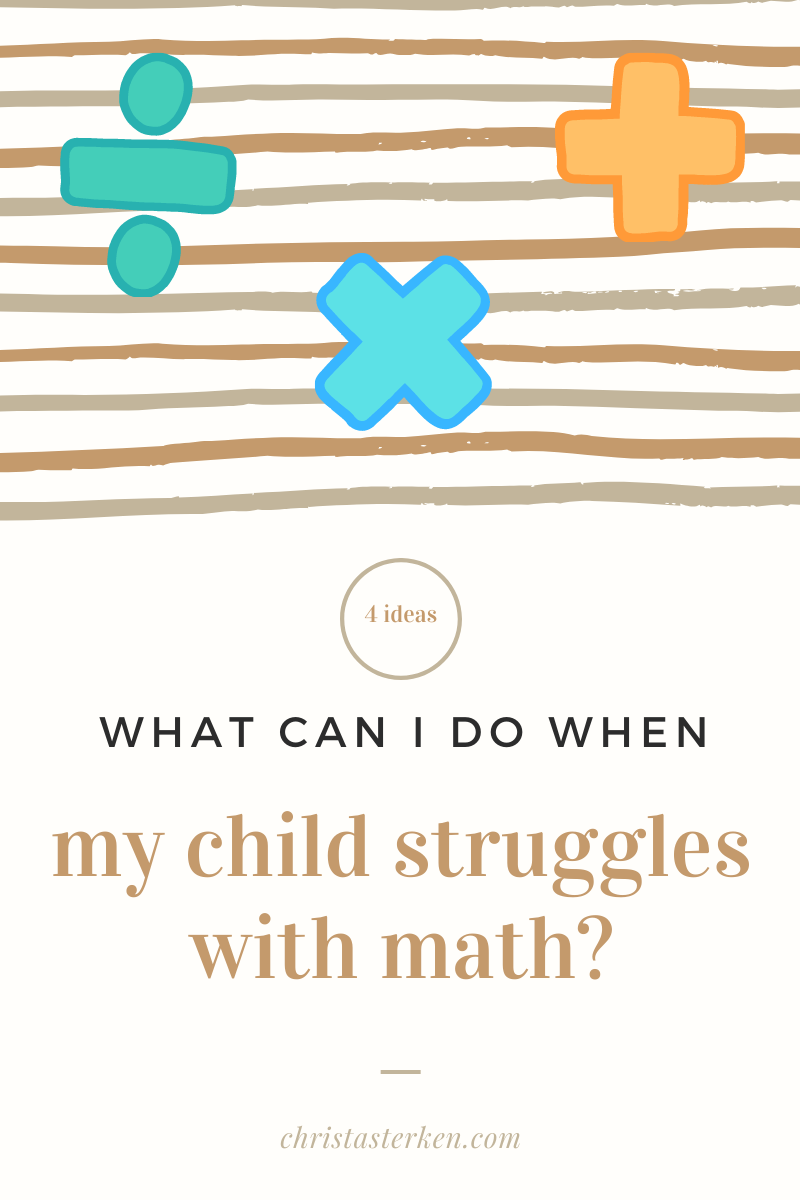 Is your child struggling with math?