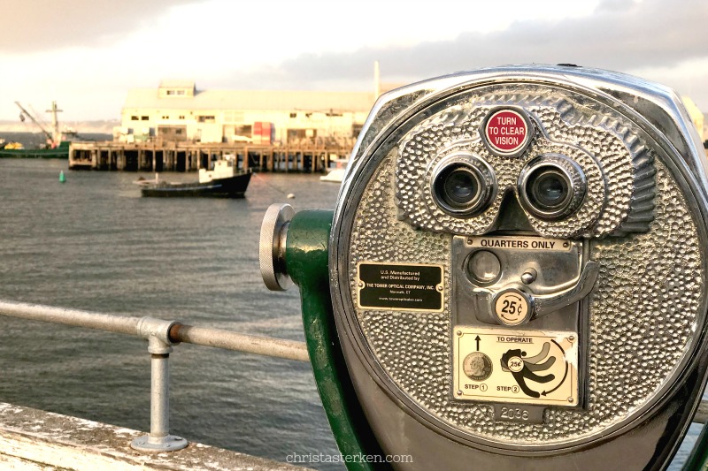 view finder on pier