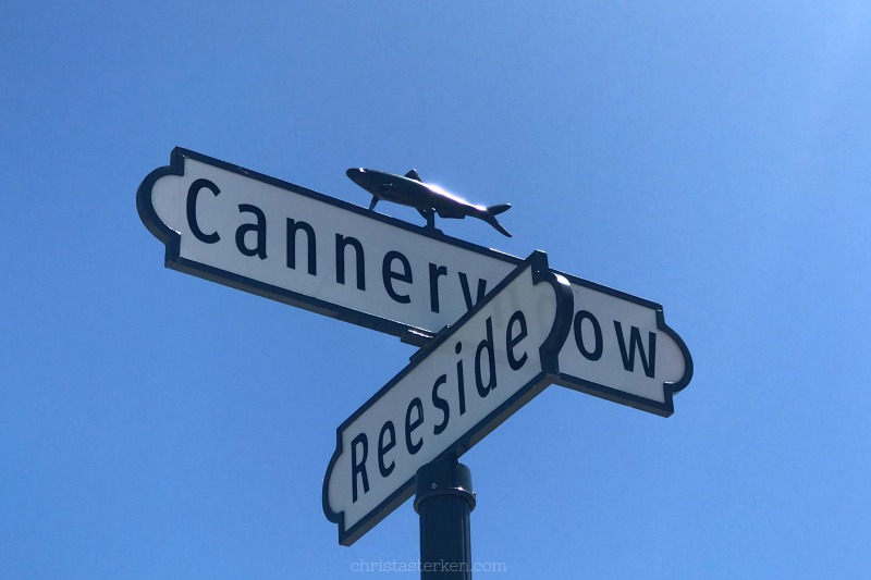 cannery row street sign in monterey